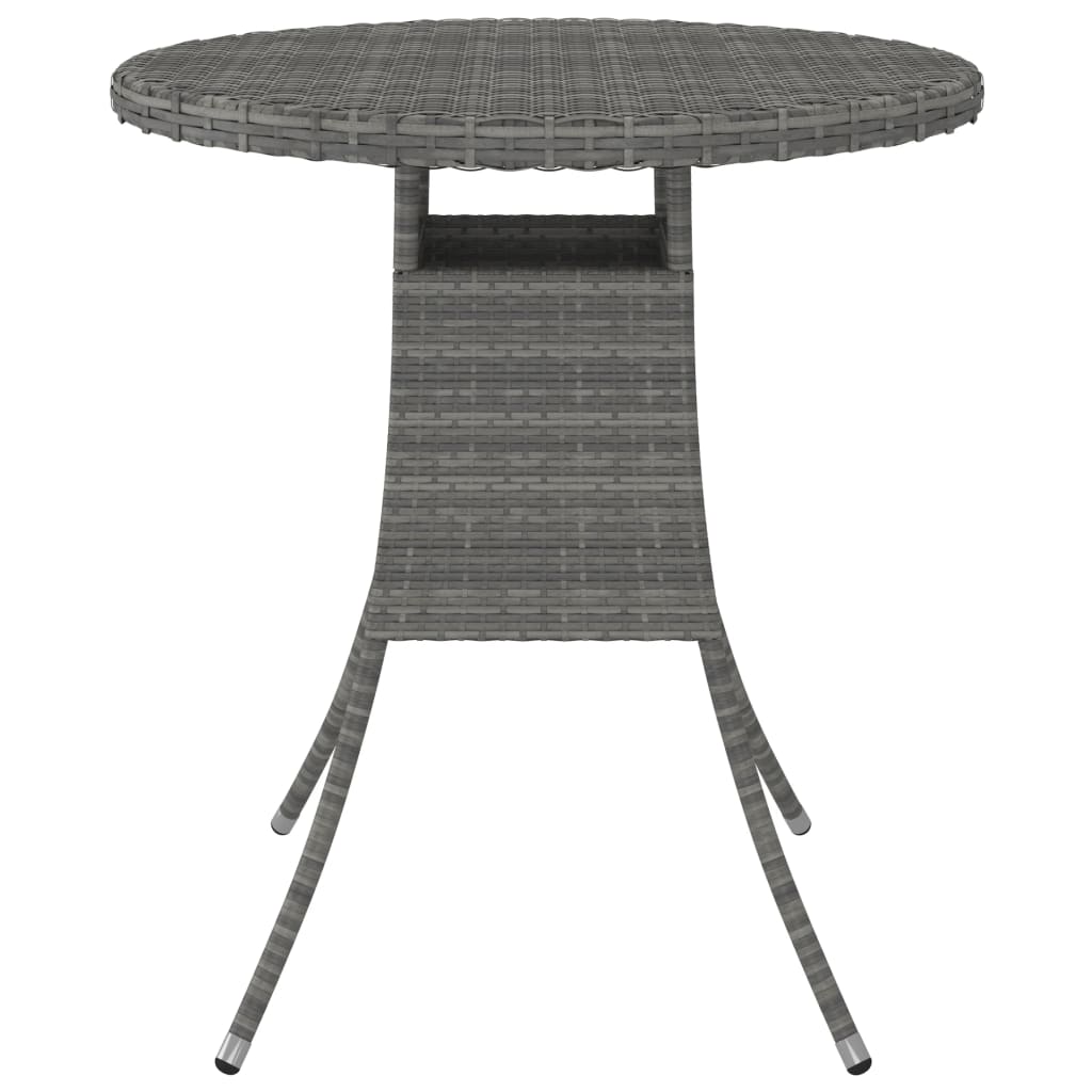 sofasæt til haven 9 dele med hynder polyrattan grå