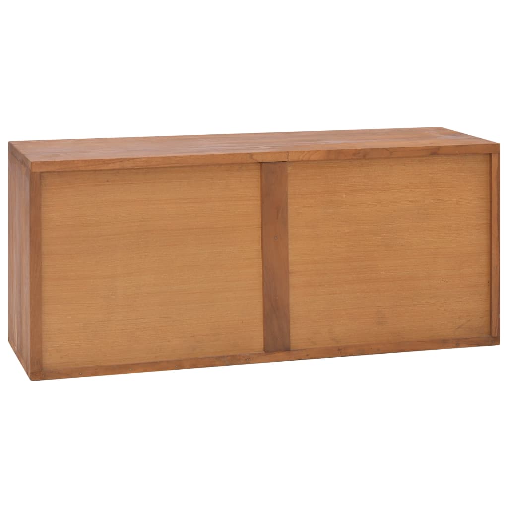 tv-skab 90x30x40 cm massivt teaktræ