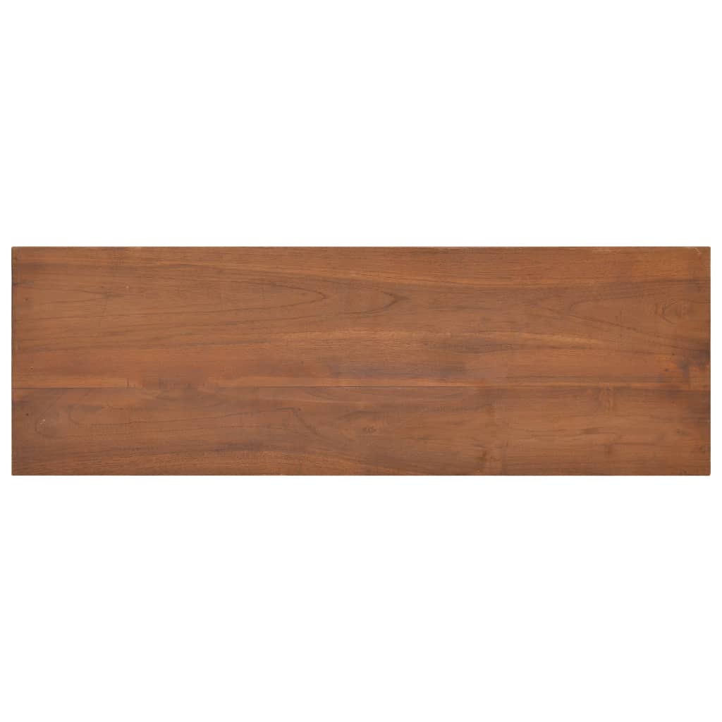 tv-skab 90x30x40 cm massivt teaktræ
