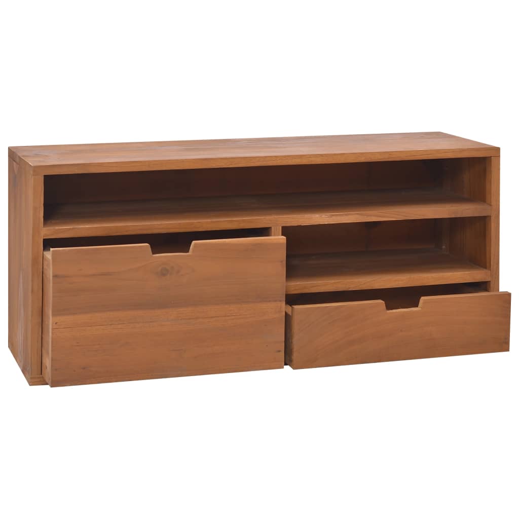 tv-skab 90x30x40 cm massivt teaktræ