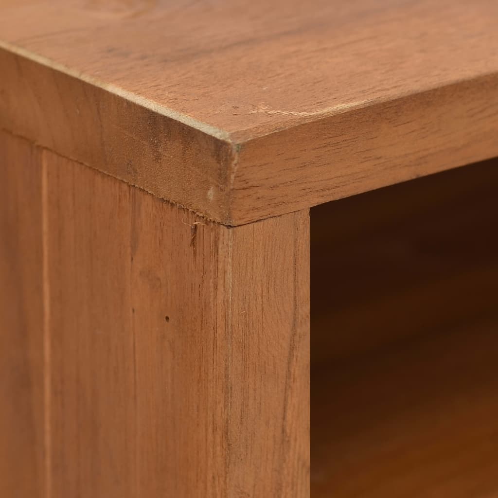 tv-skab 90x30x40 cm massivt teaktræ