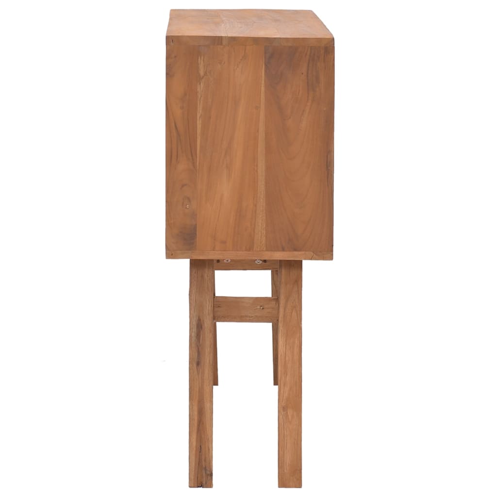 konsolbord 80x30x80 cm massivt teaktræ