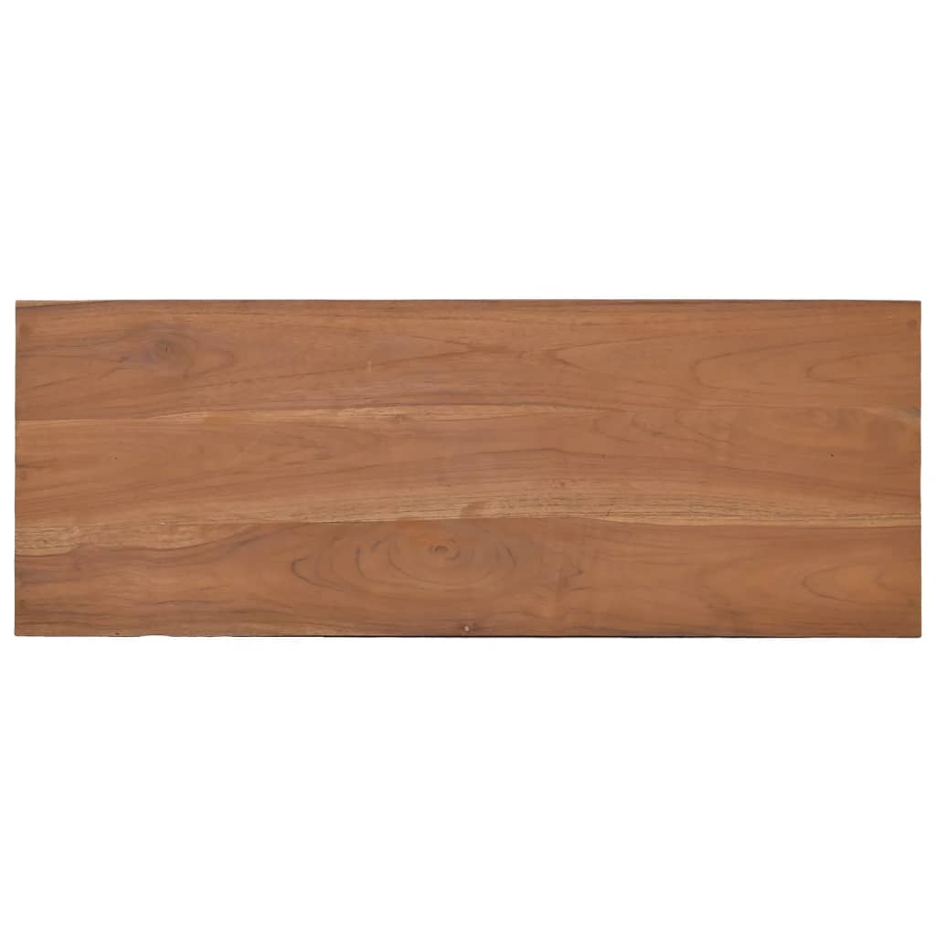 konsolbord 80x30x80 cm massivt teaktræ