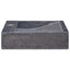 håndvask 58x39x10 cm marmor sort