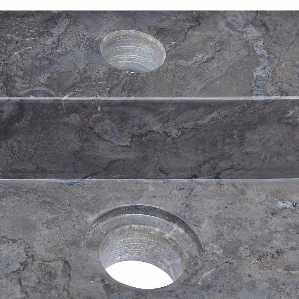 håndvask 58x39x10 cm marmor sort