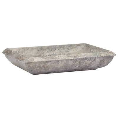 håndvask 50x35x10 cm marmor grå