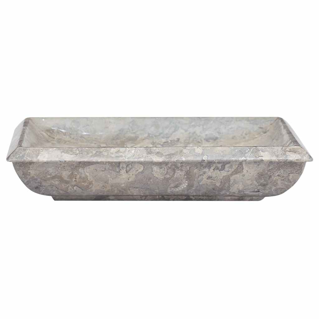 håndvask 50x35x10 cm marmor grå