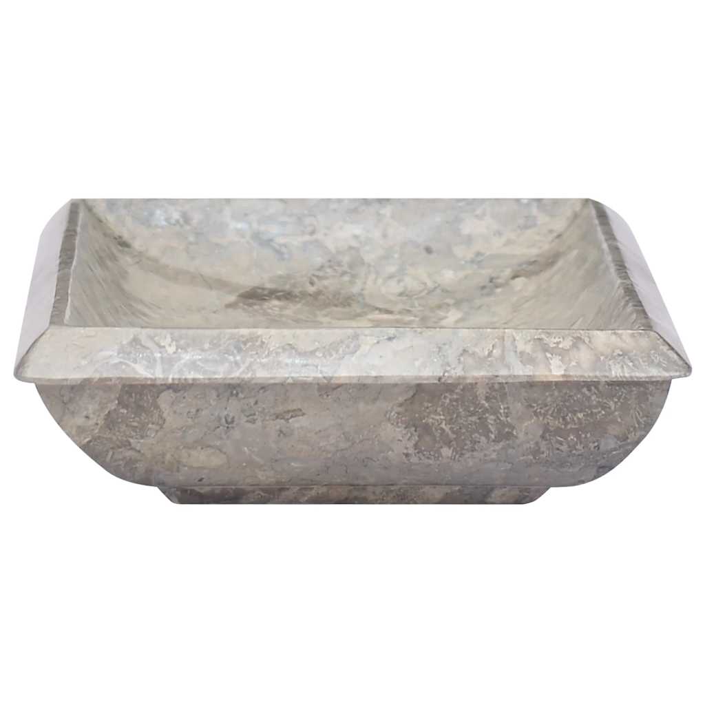 håndvask 50x35x10 cm marmor grå