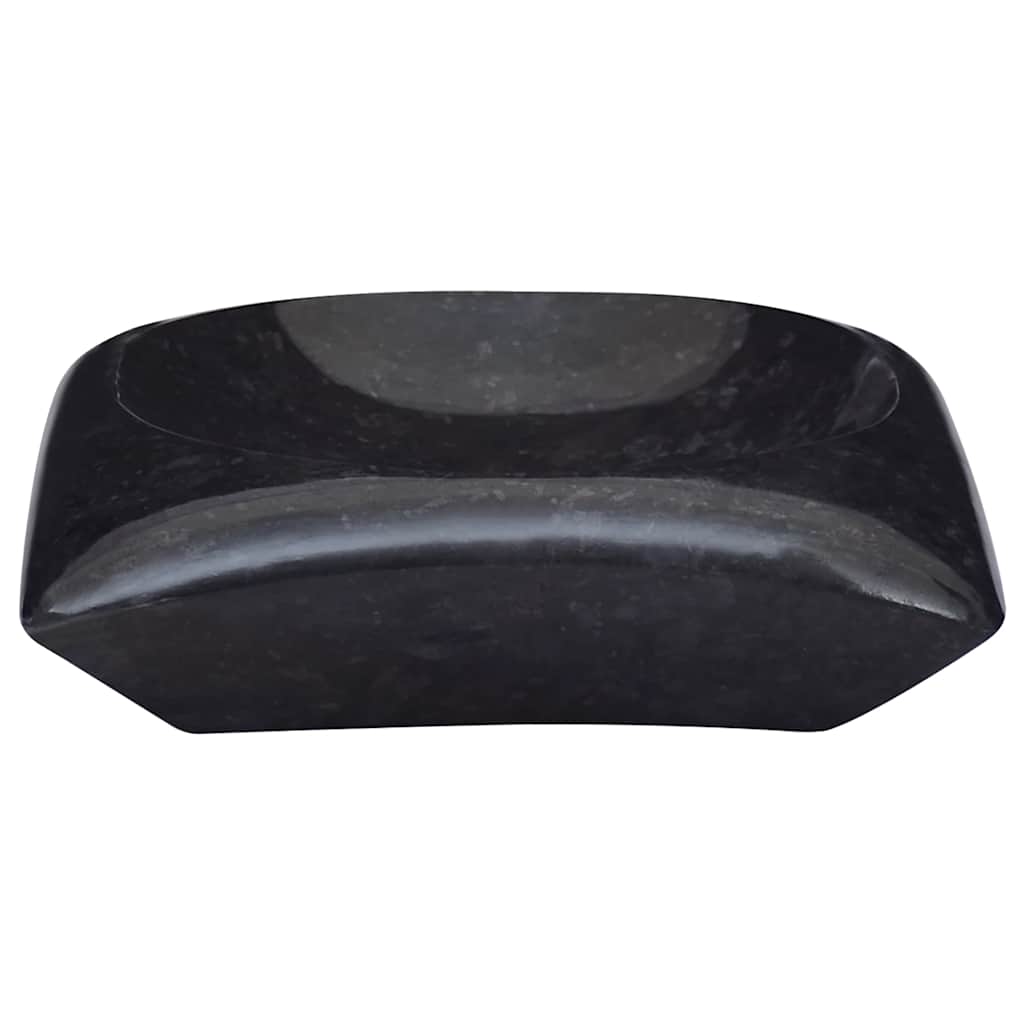 håndvask 50x35x10 cm marmor sort
