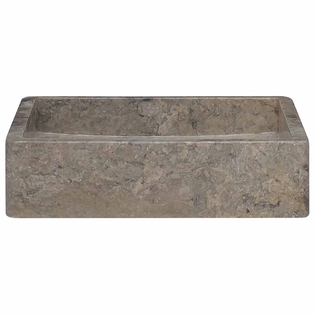 håndvask 40x40x10 cm marmor grå