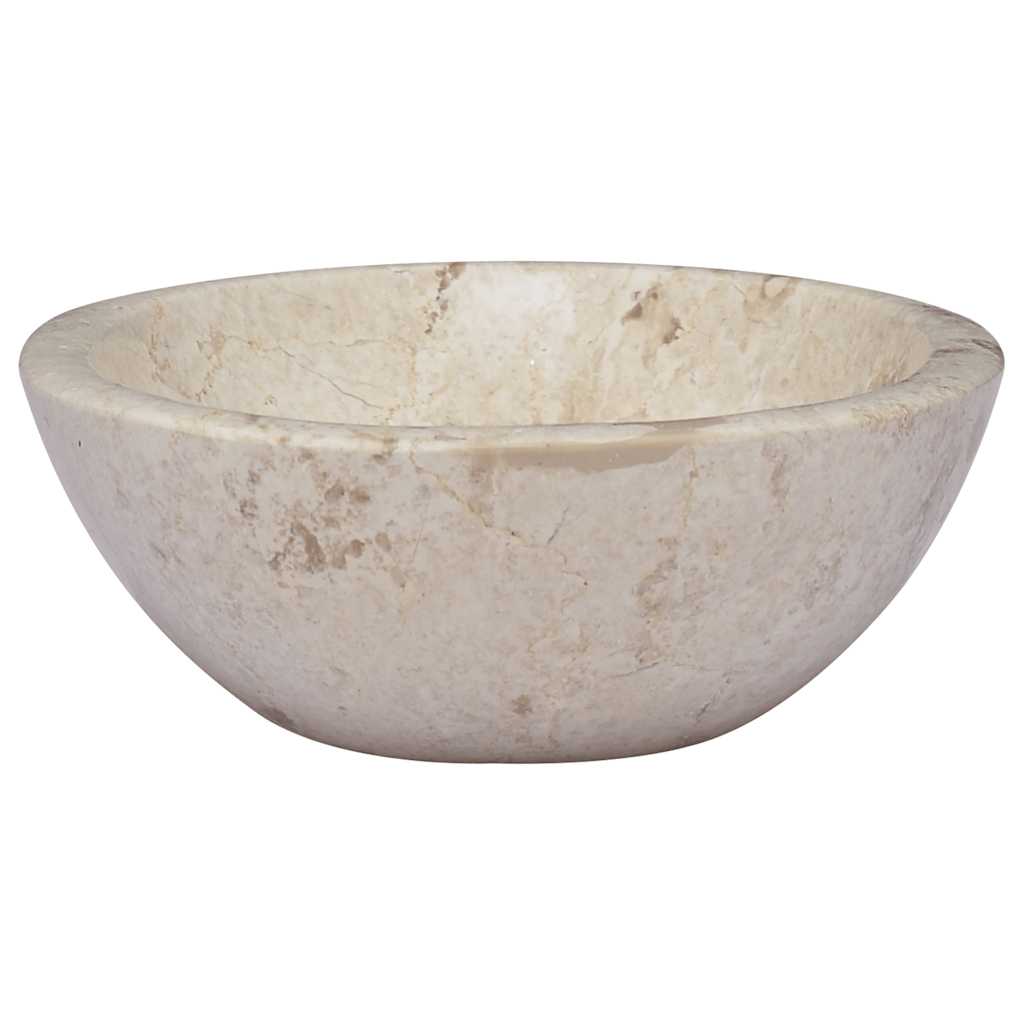 håndvask 53x40x15 cm marmor cremefarvet