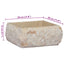 håndvask 30x30x13 cm marmor cremefarvet