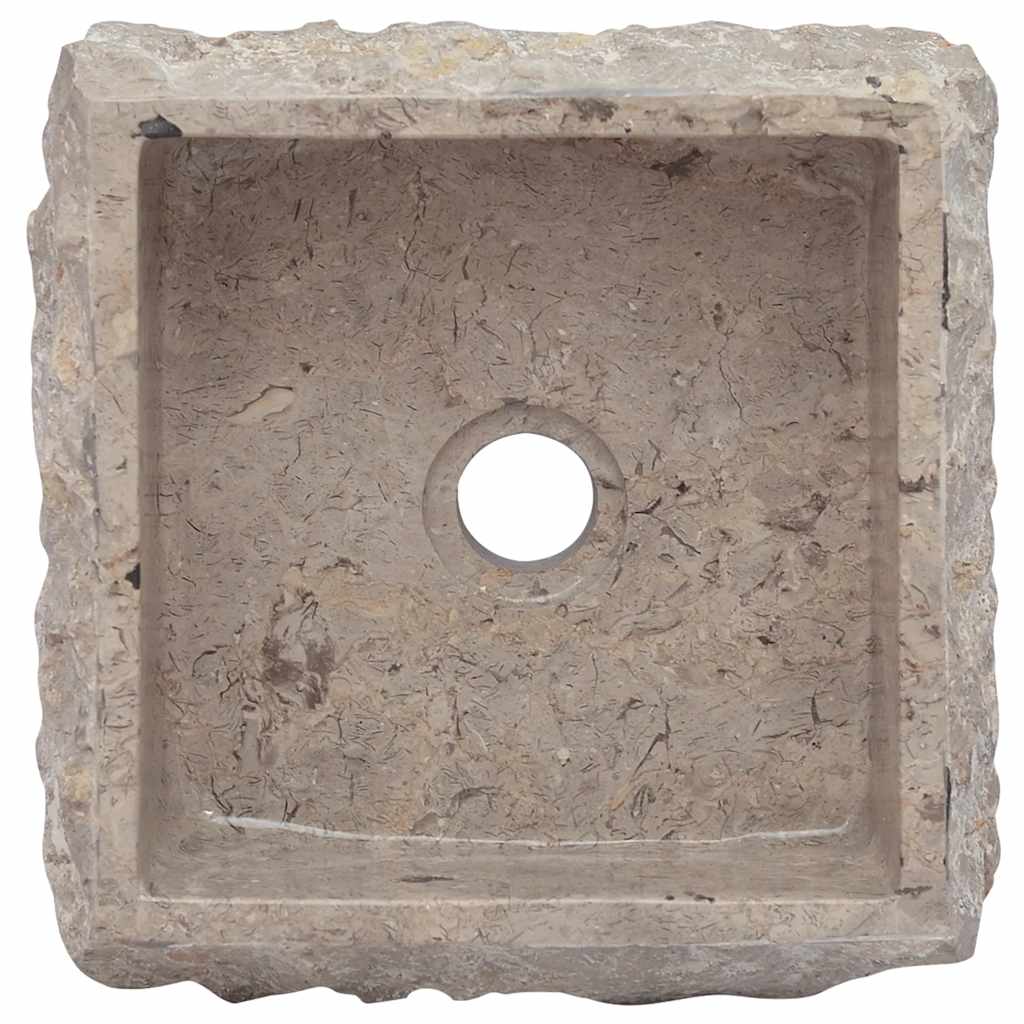 håndvask 30x30x13 cm marmor grå
