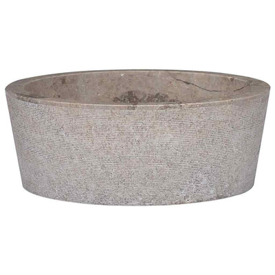 håndvask Ø40x15 cm marmor grå