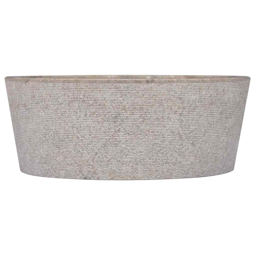 håndvask Ø40x15 cm marmor grå