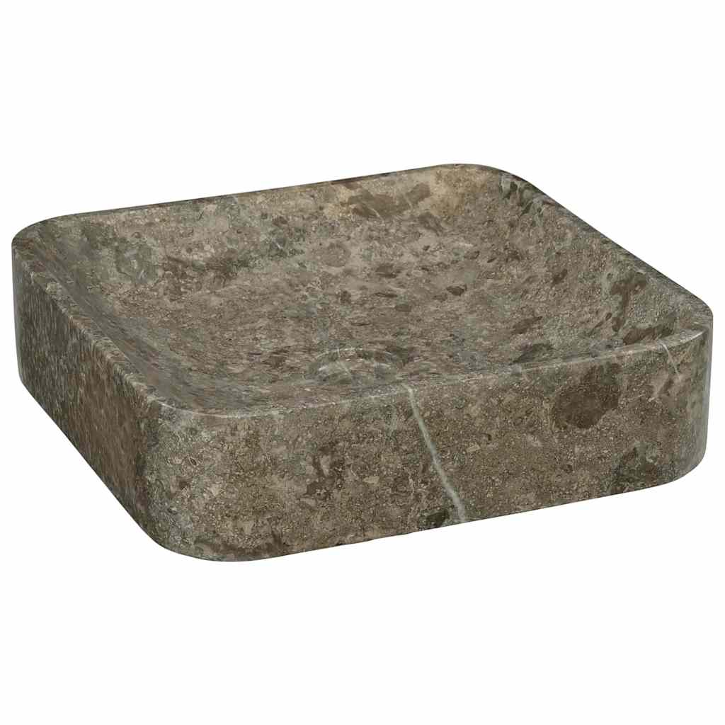 håndvask 40x40x10 cm marmor grå