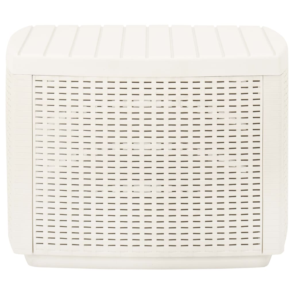 havebord 53x53x40 cm plastik hvid