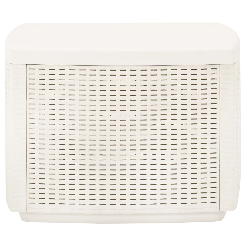 havebord 53x53x40 cm plastik hvid