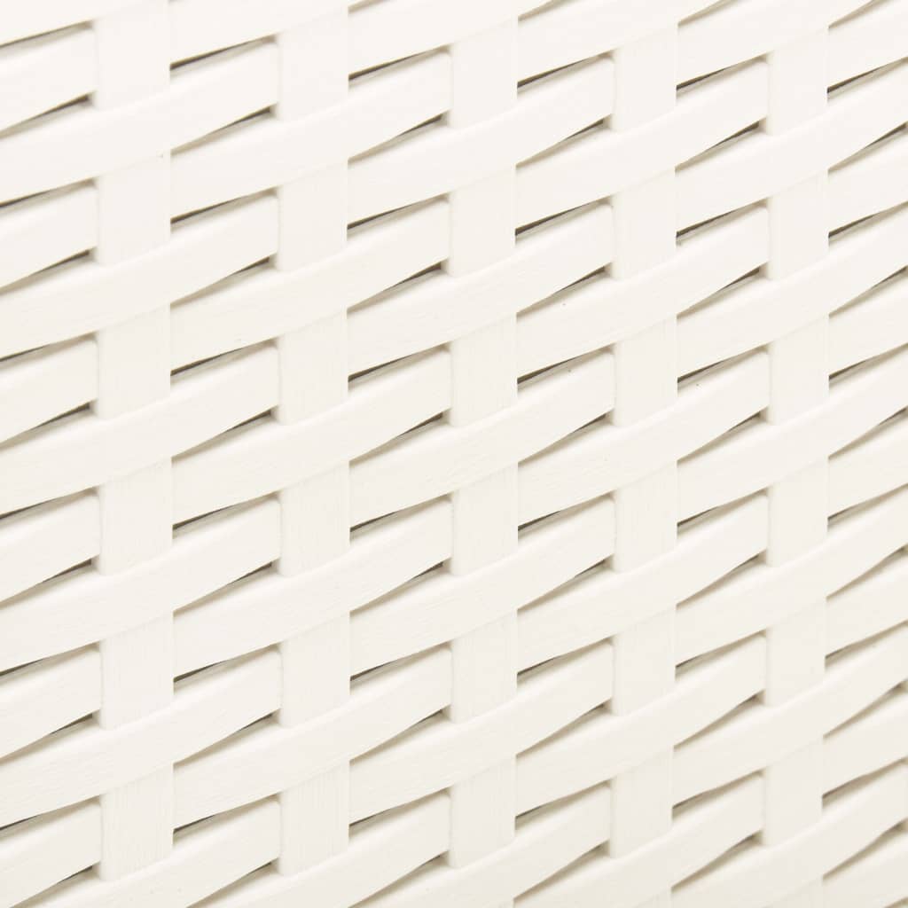 havebord 53x53x40 cm plastik hvid