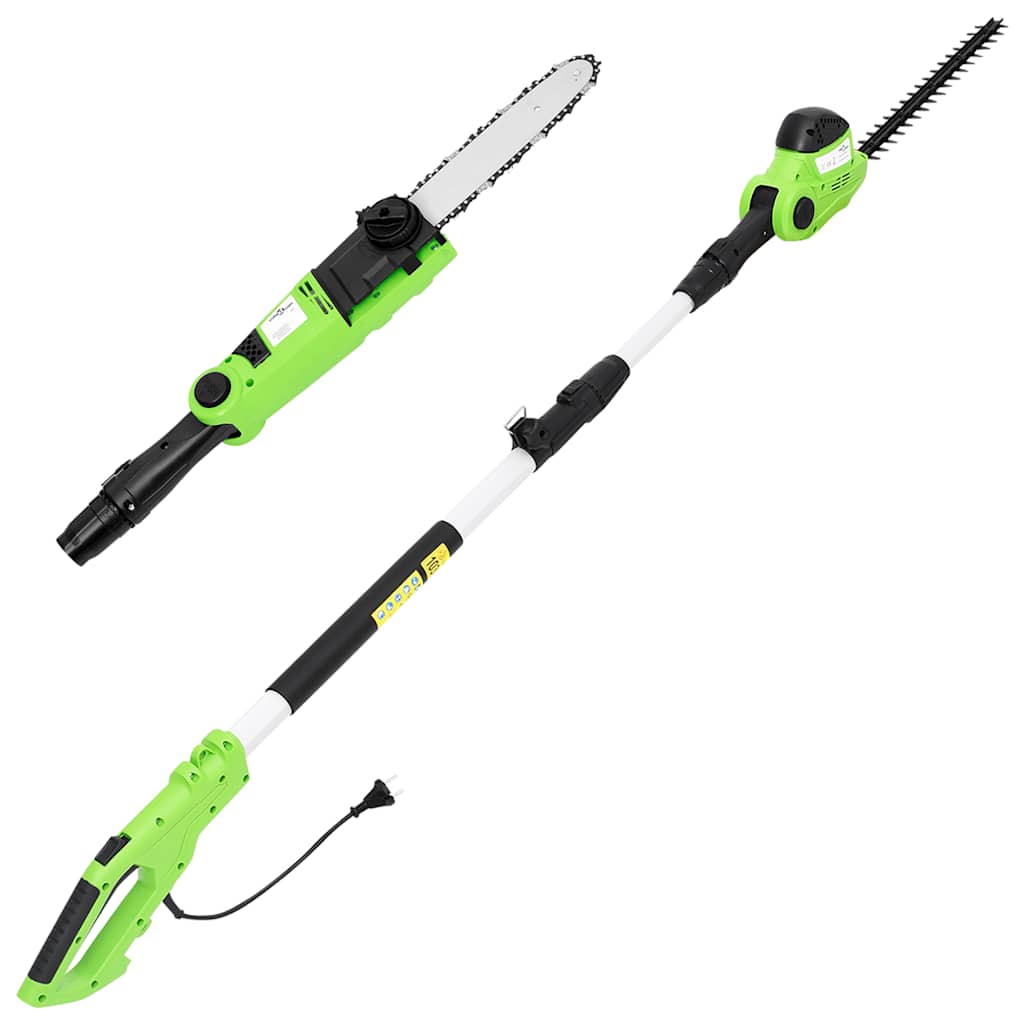 2-i-1 kædesav/hækkeklipper med teleskopstang 25/41 cm 710/550 W