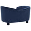 hundesofa 69x49x40 cm plys blå