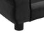 hundesofa 72x45x30 cm plys sort