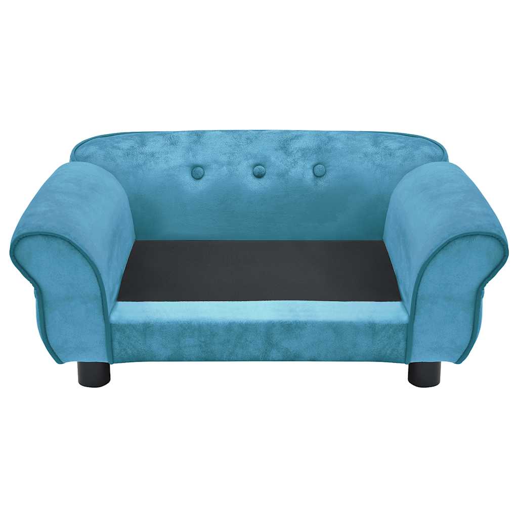 hundesofa 72x45x30 cm plys turkis