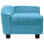 hundesofa 72x45x30 cm plys turkis