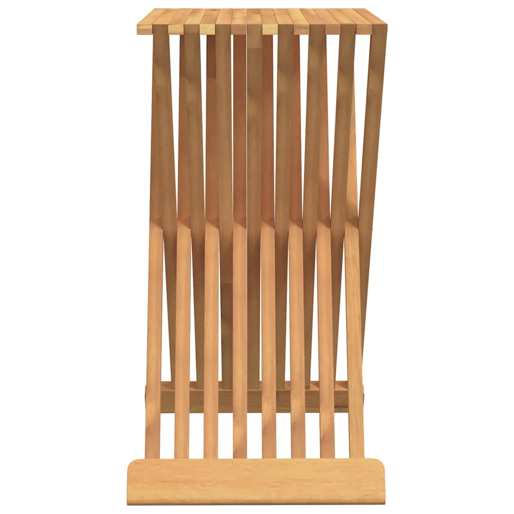 foldbar taburet 40x32,5x70 cm massivt teaktræ