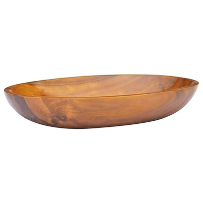 håndvask 60x40x10 cm massivt teaktræ