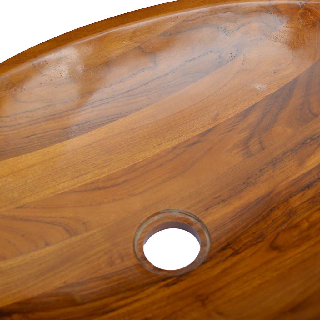 håndvask 60x40x10 cm massivt teaktræ