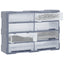 skuffereol med 8 store skuffer 52x16x37 cm