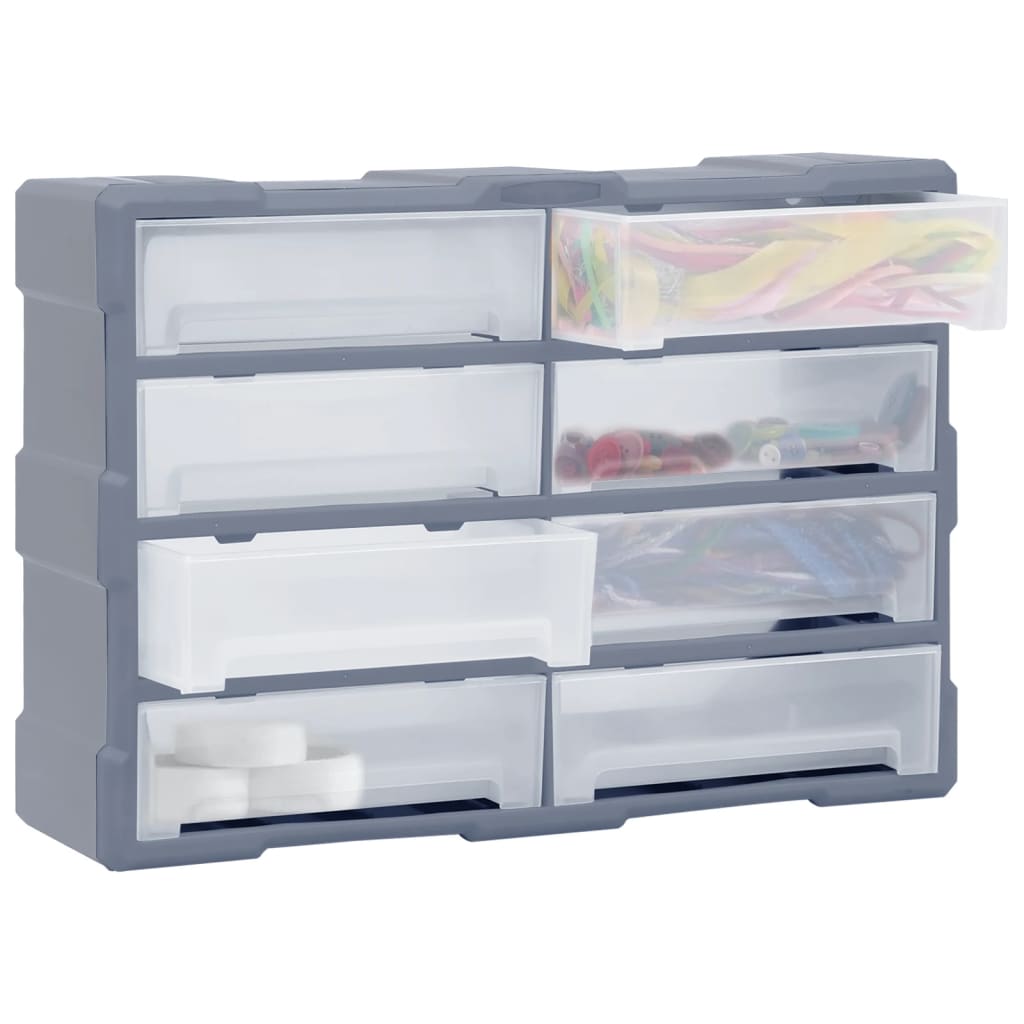 skuffereol med 8 store skuffer 52x16x37 cm