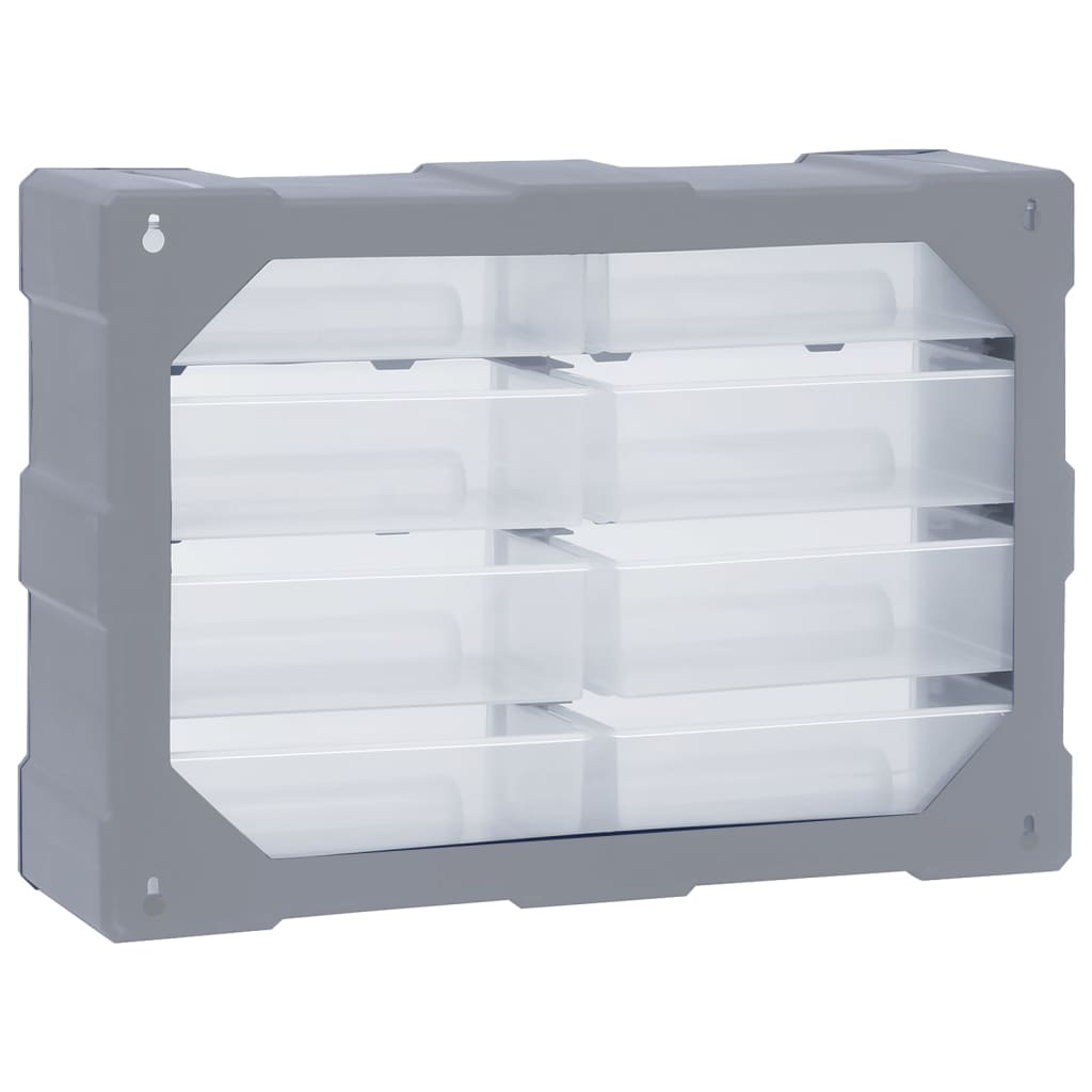 skuffereol med 8 store skuffer 52x16x37 cm