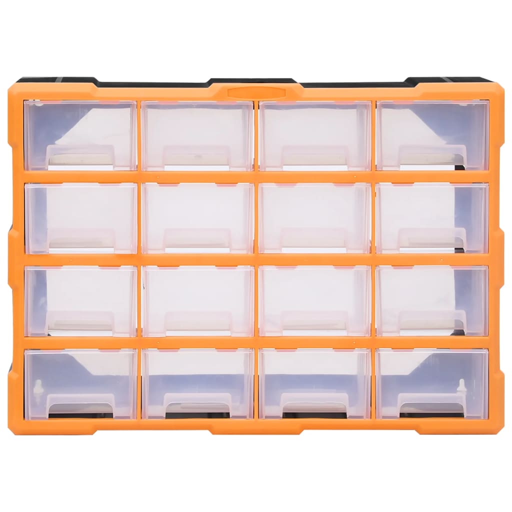 skuffereol med 16 skuffer 52x16x37 cm