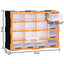 skuffereol med 16 skuffer 52x16x37 cm
