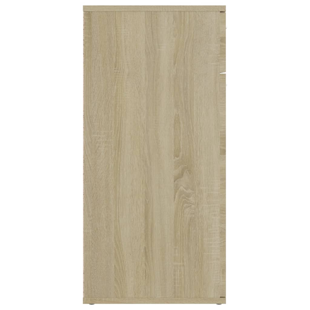 skænk 80x36x75 cm konstrueret træ sonoma-eg
