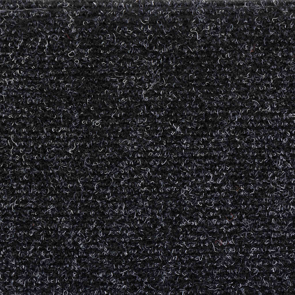 trappemåtter selvklæbende 10 stk. 56x17x3 cm sorte halvrunde