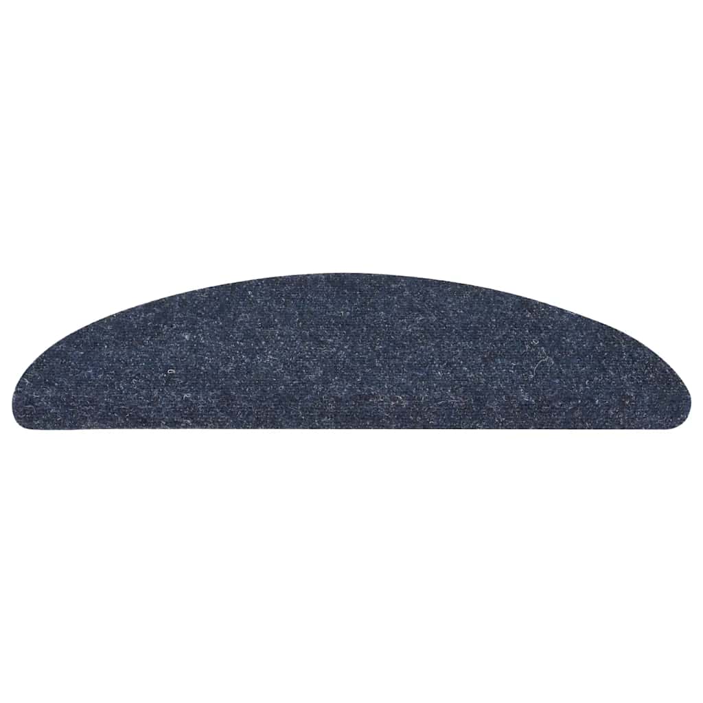 trappemåtter selvklæbende 5 stk. 56x17x3 cm blå halvrund