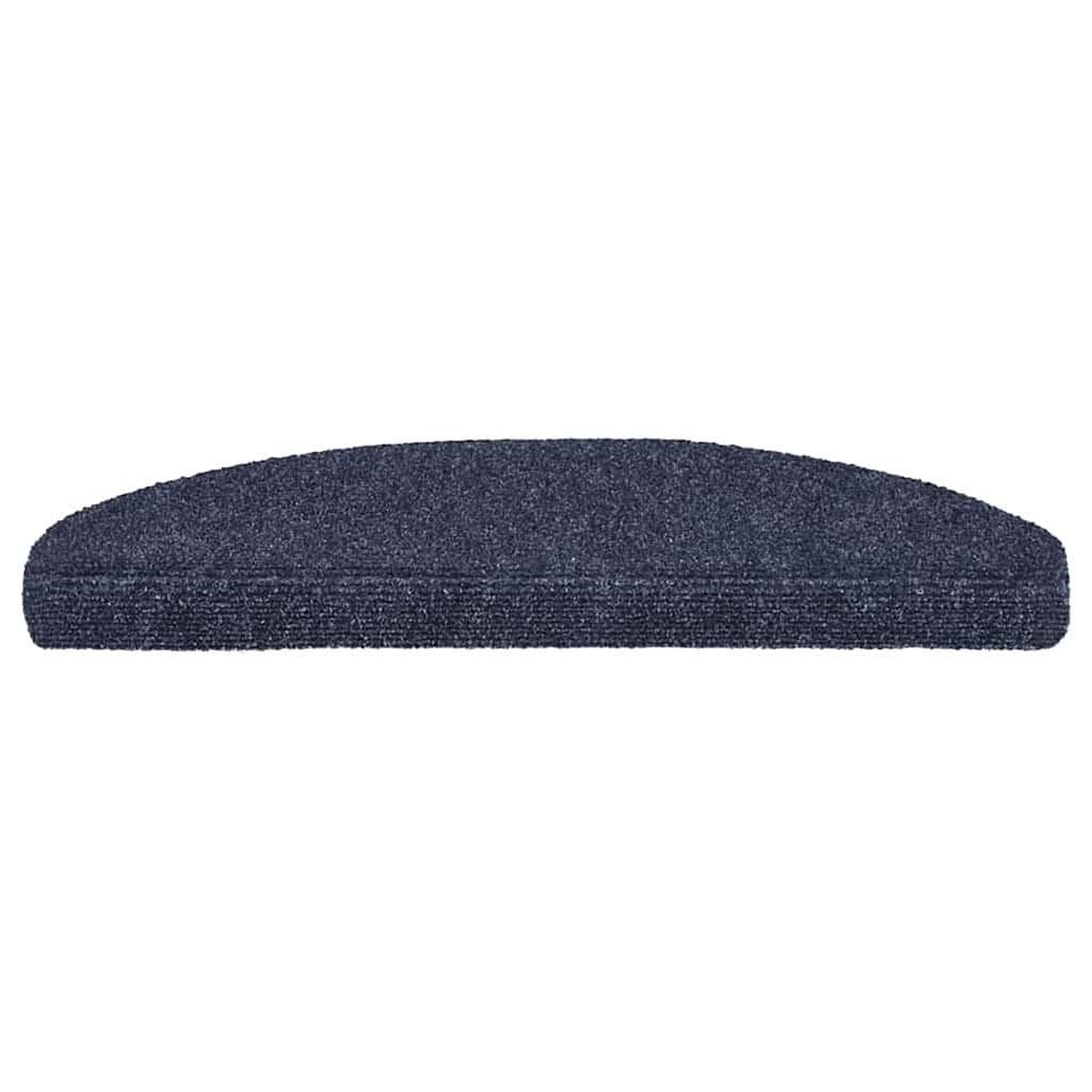 trappemåtter selvklæbende 5 stk. 65x21x4 cm blå halvrund store
