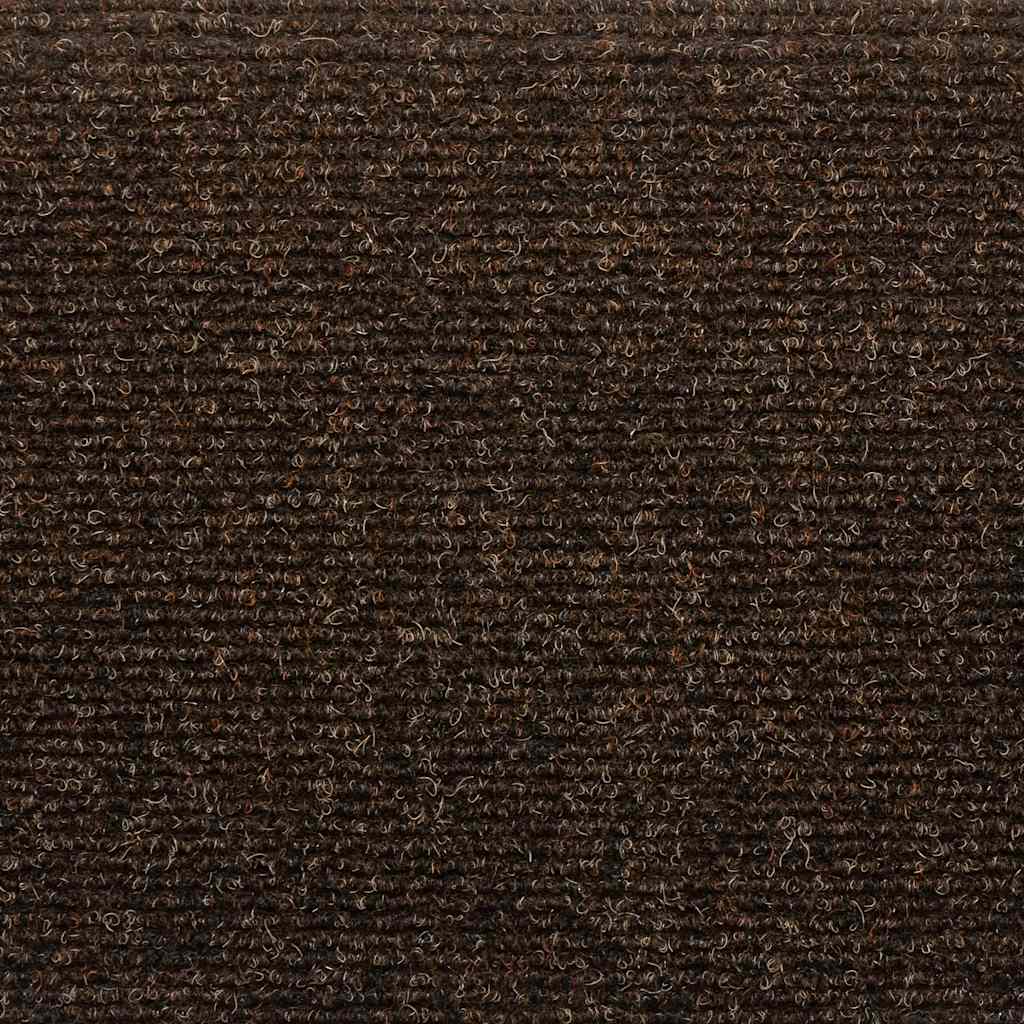 trappemåtter selvklæbende 5 stk. 65x21x4 cm brune halvrund store