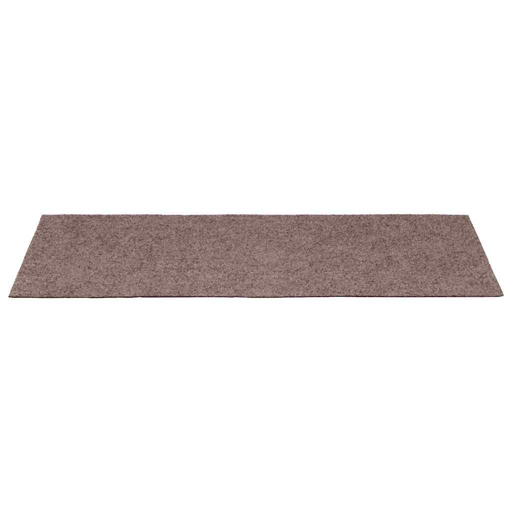 trappemåtter selvklæbende 5 stk. 65x21x4 cm lysebrun rektangulær kant