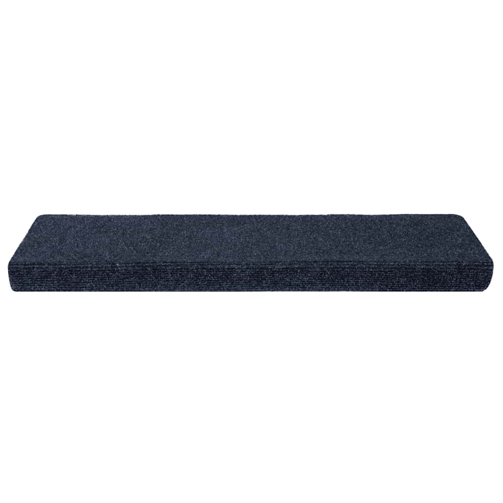 trappemåtter selvklæbende 10 stk. 65x21x4 cm antracit rektangulær kant