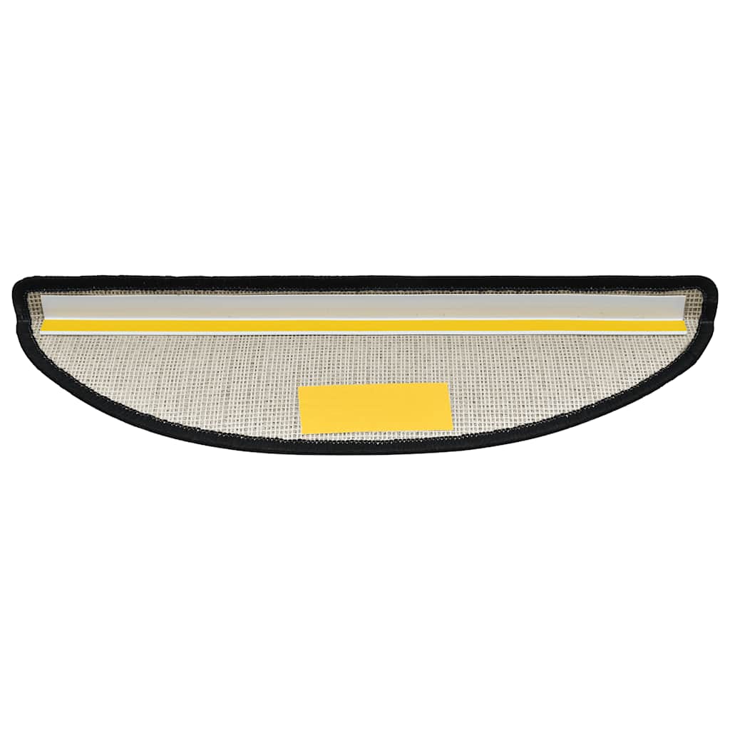 trappemåtter 10 stk. 56x17x3 cm antracit halvrund