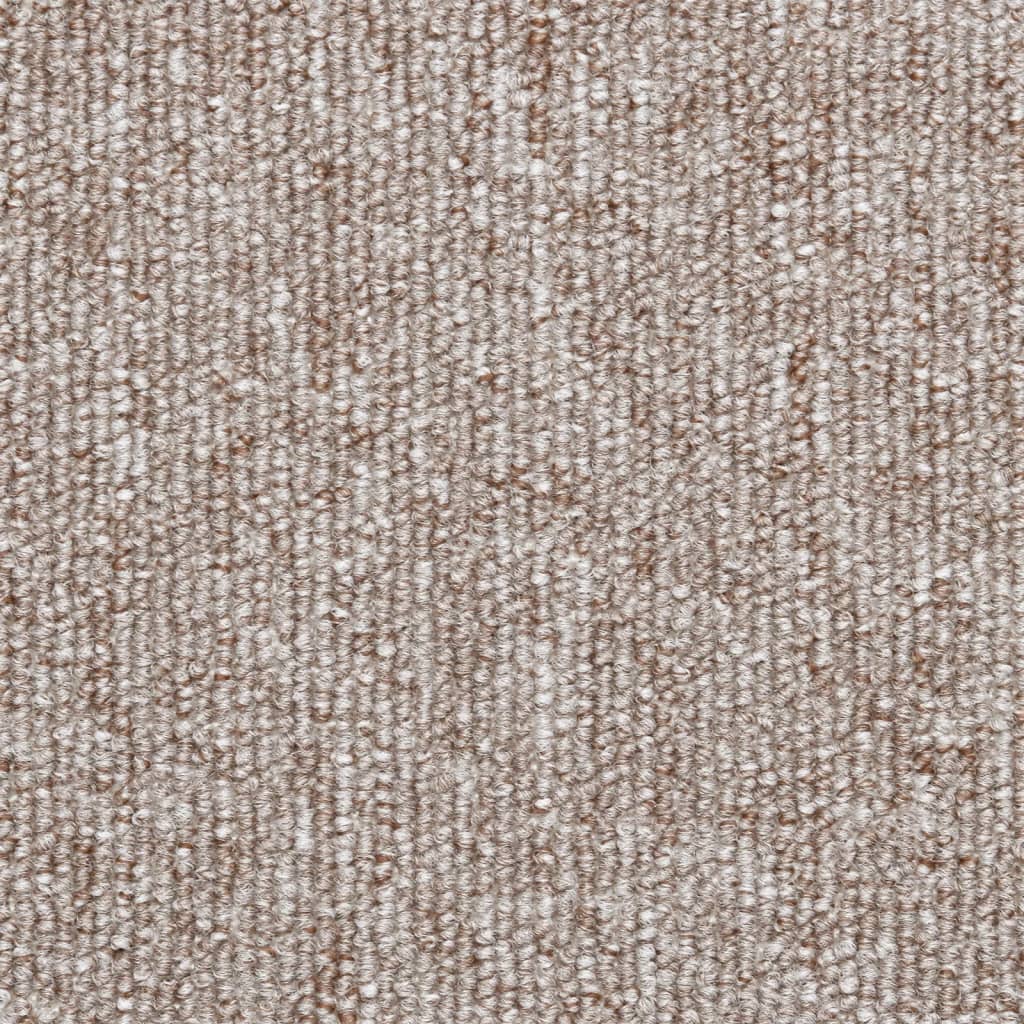 trappemåtter 10 stk. 56x17x3 cm lysebrune halvrunde