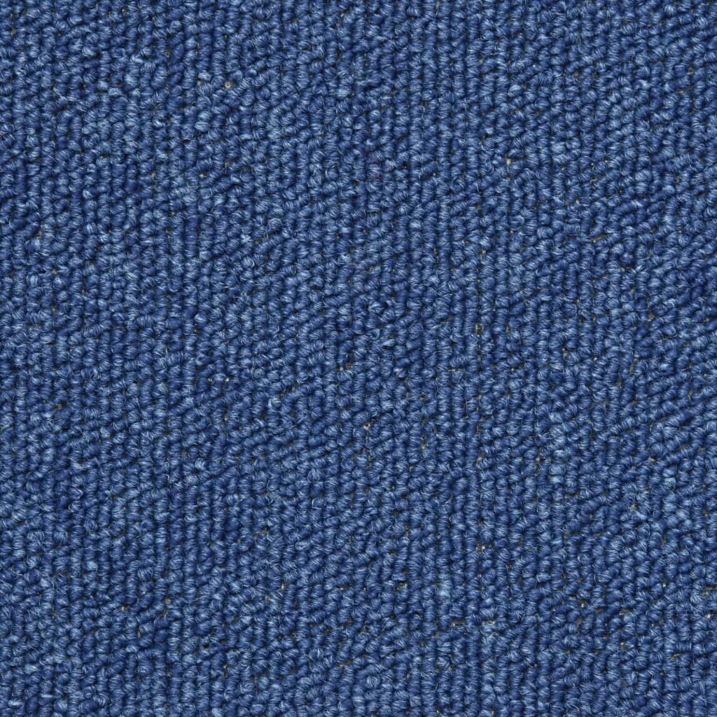 trappemåtter 10 stk. 56x17x3 cm blå halvrund