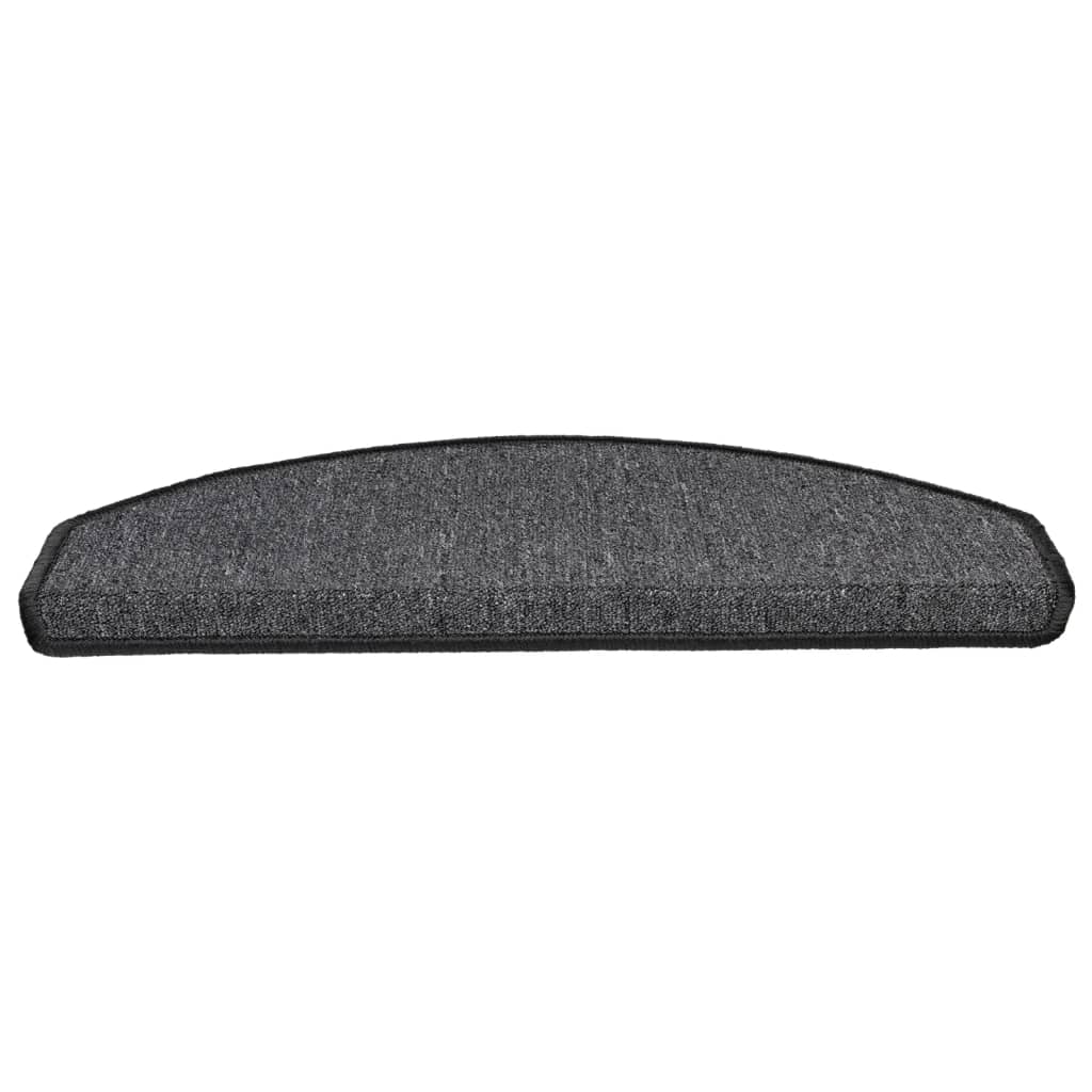 trappemåtter 10 stk. 65 x 24 x 4 cm antracit halvrund store