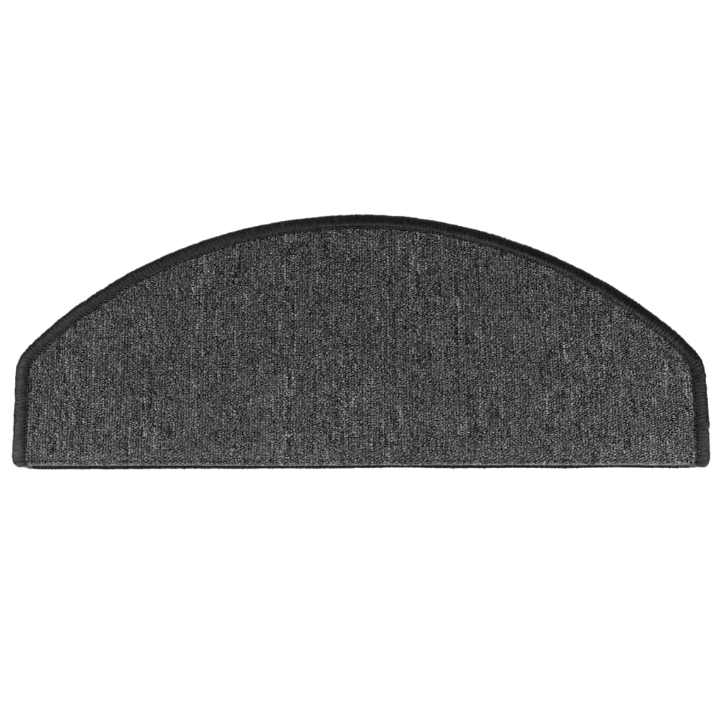 trappemåtter 10 stk. 65 x 24 x 4 cm antracit halvrund store