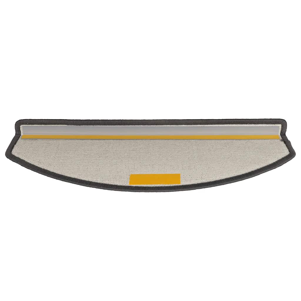 trappemåtter 10 stk. 65 x 24 x 4 cm mørkegrå halvrunde store