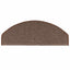 trappemåtter 10 stk. 65 x 24 x 4 cm kaffebrune halvrund store